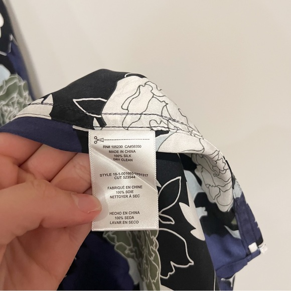 Equipment Daphne Button Down Blouse In Cool Breeze Multi - Picture 7 of 10